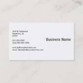 Dark Scallops Visitekaartje (Achterkant)