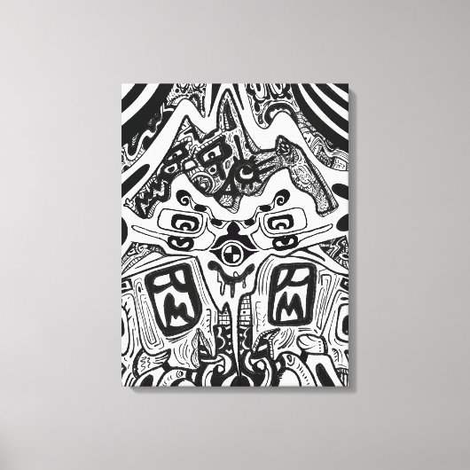 Dark Shades Phrame Canvas Afdruk (Voorkant)