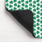 Dark Shamrocks White Muismat (Hoek)