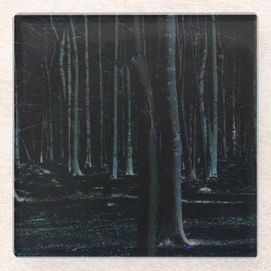 Dark Side 6 coastera Glazen Onderzetter (Voorkant)