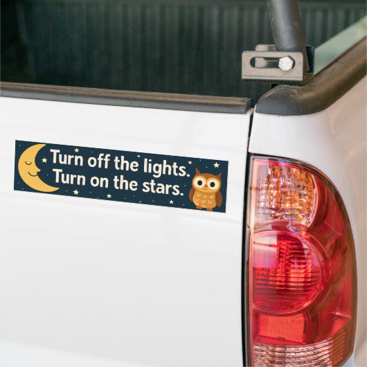 Dark Skies Bumper Sticker (Op Truck)