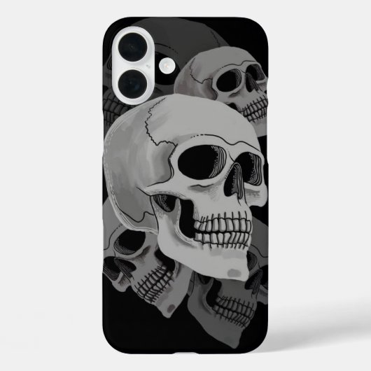 Dark Skull-cluster Case-Mate iPhone Case (Achterkant)