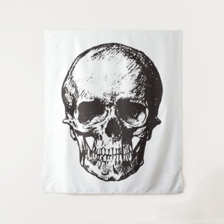 Dark Skull Design – Omarm de rand van de duisterni Wandkleed