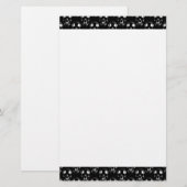 Dark Skulls Briefpapier (Voorkant / Achterkant)