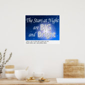 Dark Sky Advocacy - Starry Skies Poster (Keuken)