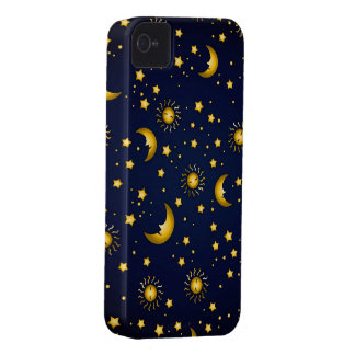 Dark Sky: Donkerblauw iPhone 4 Hoesje