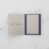 Dark Sky, Moon en Star Folded Wenskaart Kaart (Binnen)