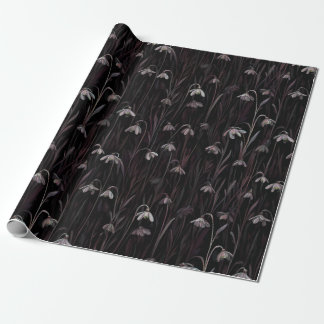  Dark Snowdrop Wrapping Paper Cadeaupapier