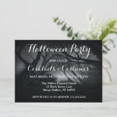 Dark Spooky Forest Invitation Kaart (Staand voorkant)