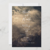 Dark Stormy Sky Wedding Kaart (Voorkant)