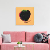 Dark Strawberry – Minimal Graphic Art  Canvas Afdruk (Insitu (Woonkamer))