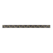 Dark Summer Night Cactus Pattern Lint (Voorkant)