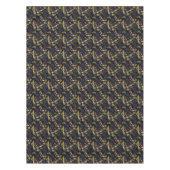 Dark Summer Night Cactus Pattern Tafelkleed (Voorkant)