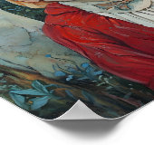 Dark Surreal Gothic Art - Smiling Statues Poster (Coin)