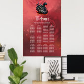 Dark Swan of Bones – Gothic Elegance Poster (Thuiskantoor)