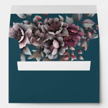 Dark Teal, Dusty Purple, Dusty Lavender, Wedding |