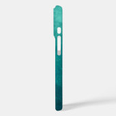Dark Teal Ombre Texture Case-Mate iPhone Case (Achterkant / Links)