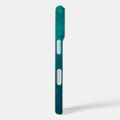 Dark Teal Ombre Texture Case-Mate iPhone Case (Achterkant / Rechts)