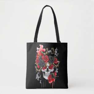 Dark the Legacy - Crâne gothique et Sac fourre-tou