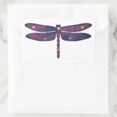Dark Thick Dragonfly Starscape Sticker (Tas)