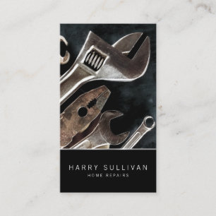 Dark Tools Home Repair Handyman Visitekaartje