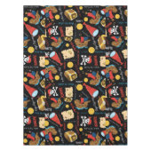 Dark Treasure Island Party Pirate Tafelkleed (Voorkant)