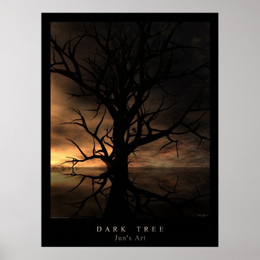 DARK TREE POSTER (Voorkant)