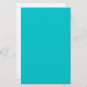Dark Turquoise Stationery Briefpapier (Voorkant / Achterkant)