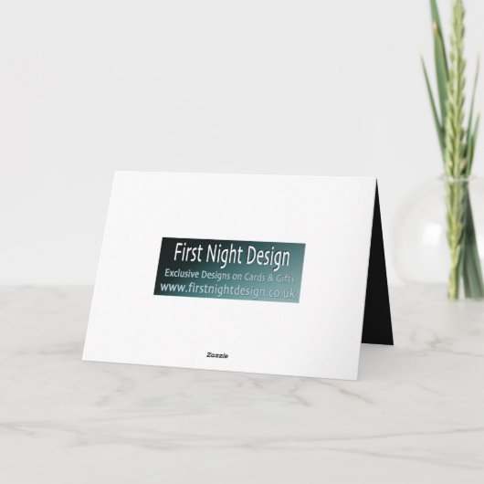 Dark Valentijn Collectie: bij je zijn Feestdagen Kaart (Achterkant)