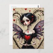 Dark Valentijn Fairy Briefkaart (Voorkant / Achterkant)