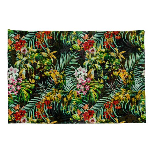 Dark wild exotic jungle kussensloop (Achterkant-Rechts)