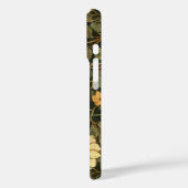  Dark William Morris Floral Monogram Case-Mate iPhone Case (Achterkant / Links)
