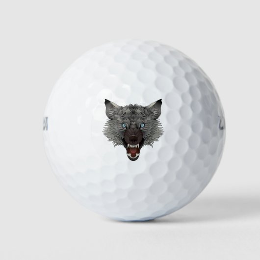 dark wolf golfballen (Voorkant)