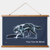 Dark Wolf Hangend Wandkleed (Voorkant)