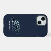 Dark Wolf Hoesje-Mate iPhone Case iPhone 15 Hoesje (Achterkant horizontaal)