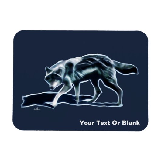 Dark Wolf Magneet (Horizontaal)