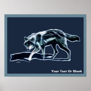Dark Wolf Poster
