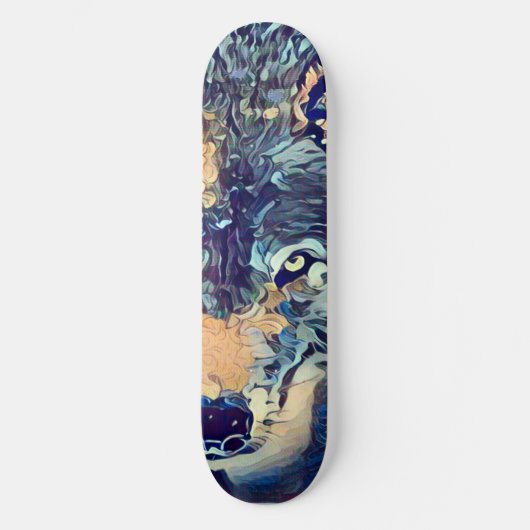 Dark Wolf Zero Element Custom Pro Park Board Skateboard (Voorkant)