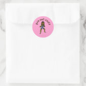Dark Womens Wrestling Ronde Sticker (Tas)