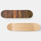 Dark Wood Veneer Skateboard (Horizontaal)