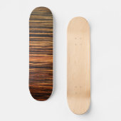 Dark Wood Veneer Skateboard (Voorkant)