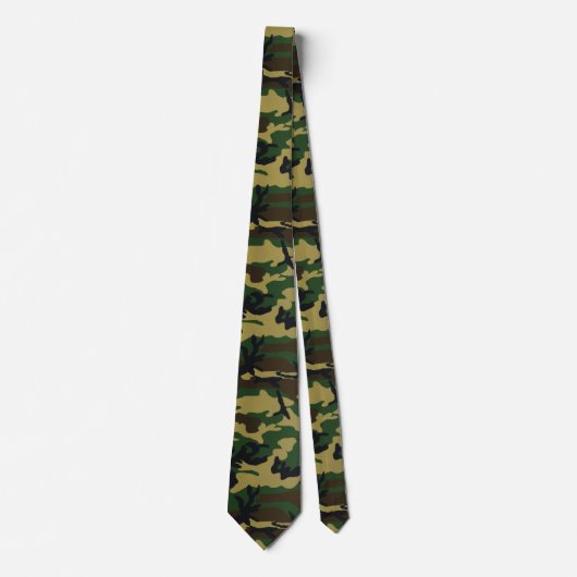 Dark Woodland BDU Camo Stropdas (Voorkant)