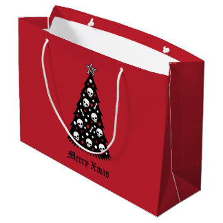 Dark Xmas-structuur Groot Cadeauzakje