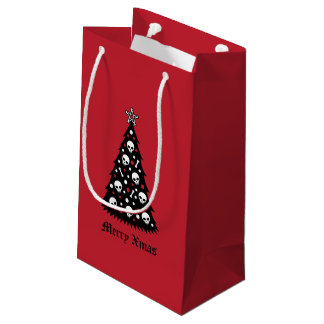 Dark Xmas-structuur Klein Cadeauzakje