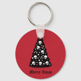 Dark Xmas-structuur Sleutelhanger