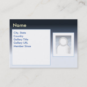 Dark Zazzle - Chubby Visitekaartje