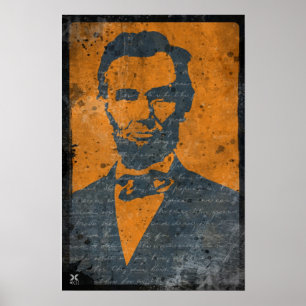 Darkana Style Lincoln-portret Poster
