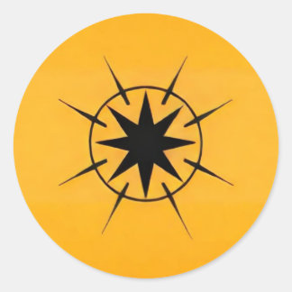 Darkbane Symbology-Sticker Ronde Sticker