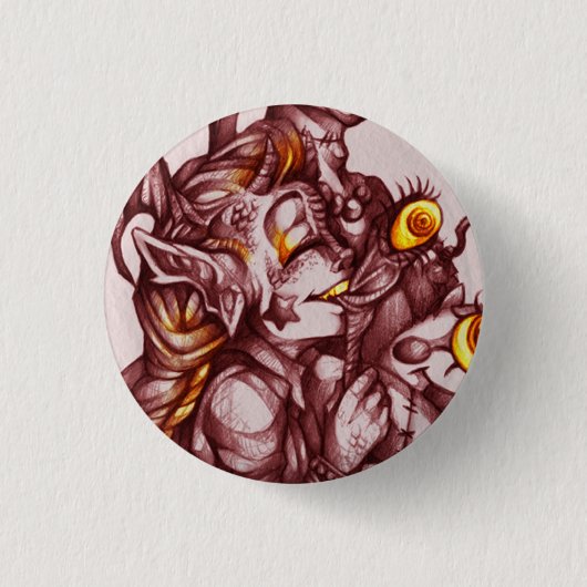 DarkCanival Part02 Ronde Button 3,2 Cm (Voorkant)