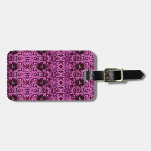 Darker Cabbage Ikat 7 Bagagelabel (Voorkant horizontaal)